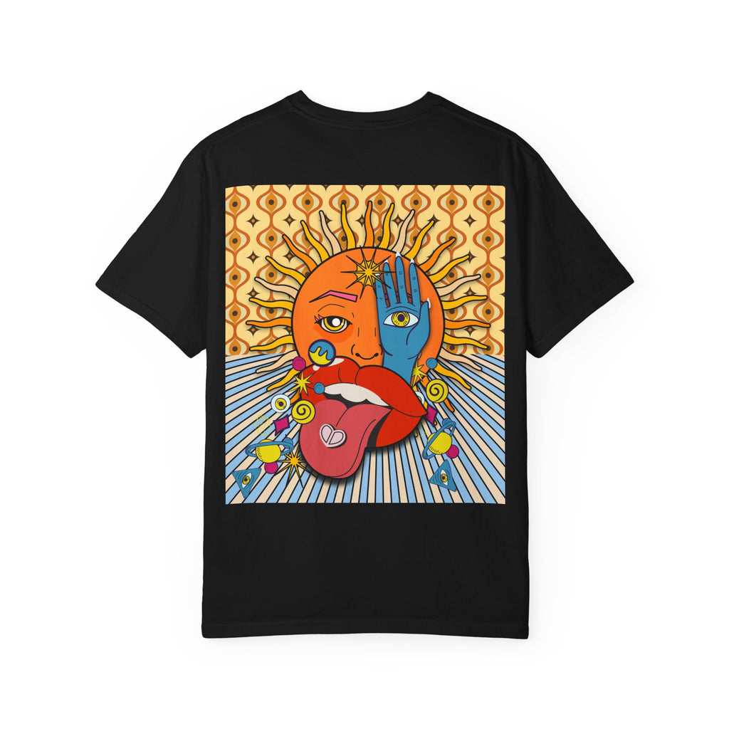 Retro 70s Groovy Pattern T-Shirt | Comfort Colors Garment-Dyed Tee
