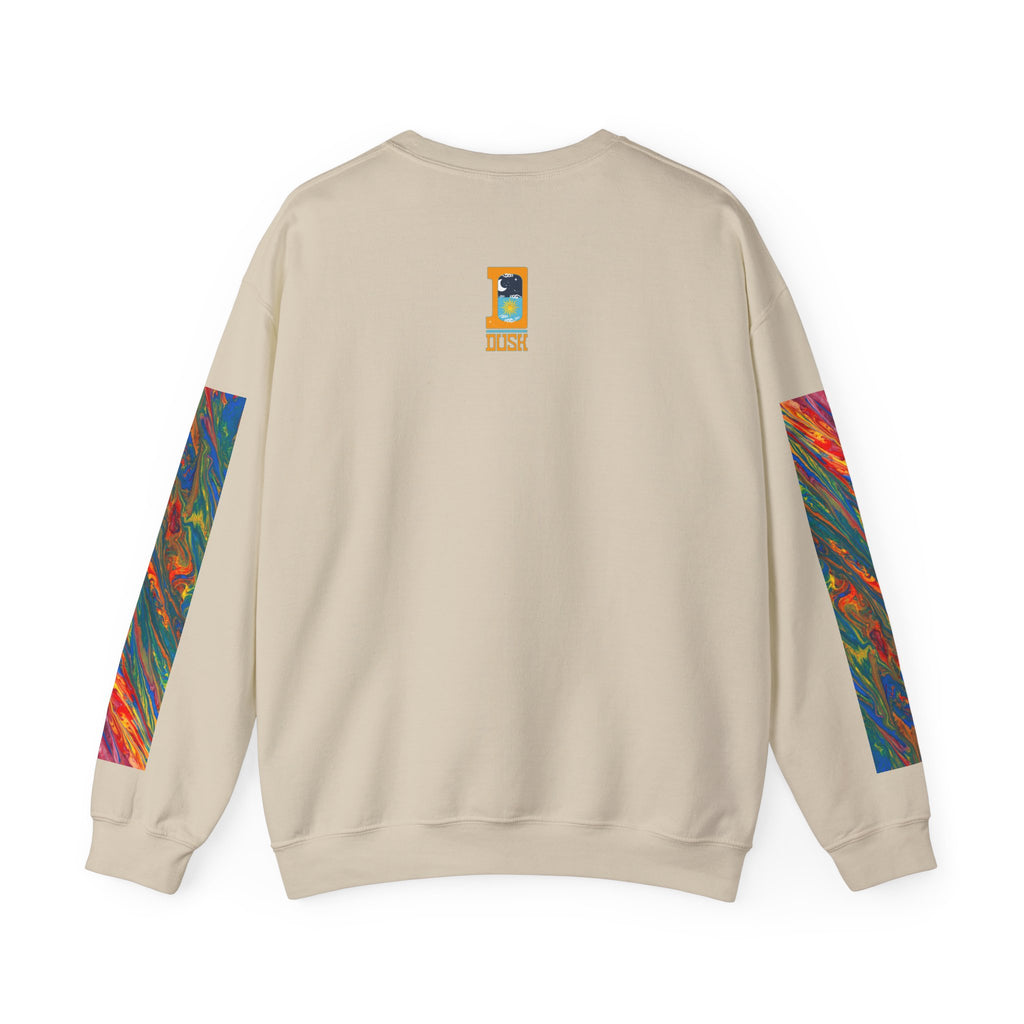 Psychedelic Tiger Tongue Sweatshirt | Retro 70s Pop Art Crewneck