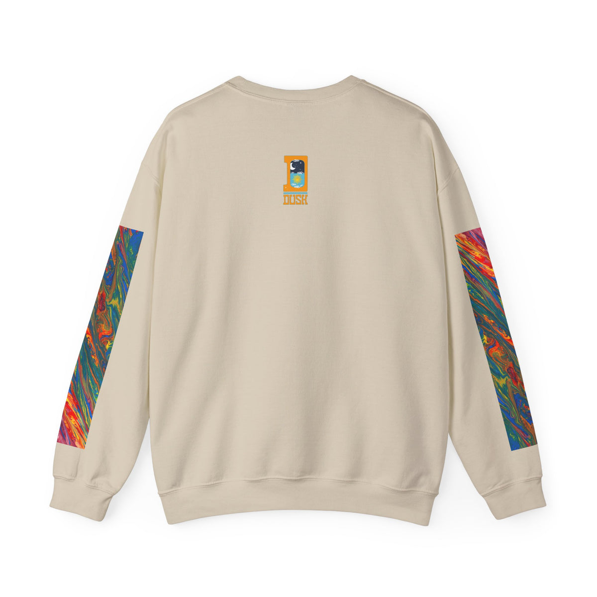 Psychedelic Tiger Tongue Sweatshirt | Retro 70s Pop Art Crewneck