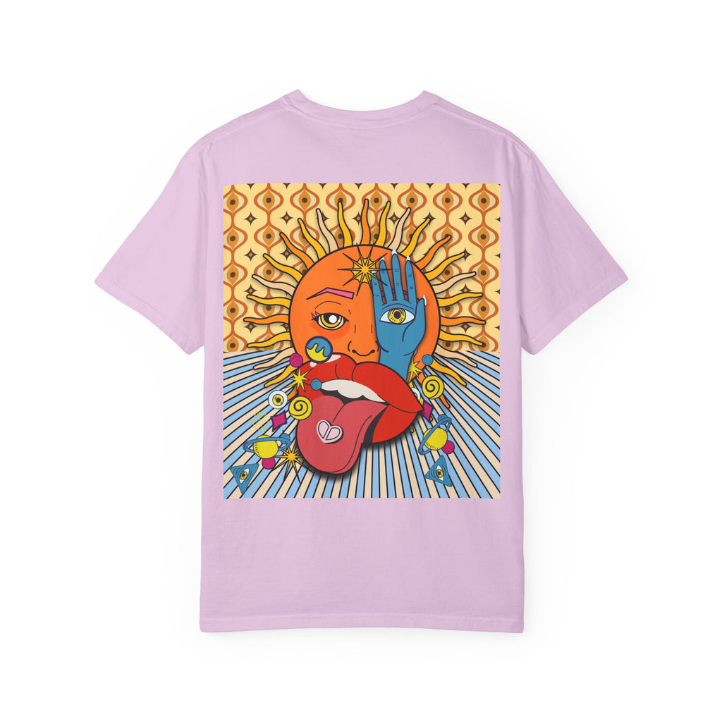 Retro 70s Groovy Pattern T-Shirt | Comfort Colors Garment-Dyed Tee
