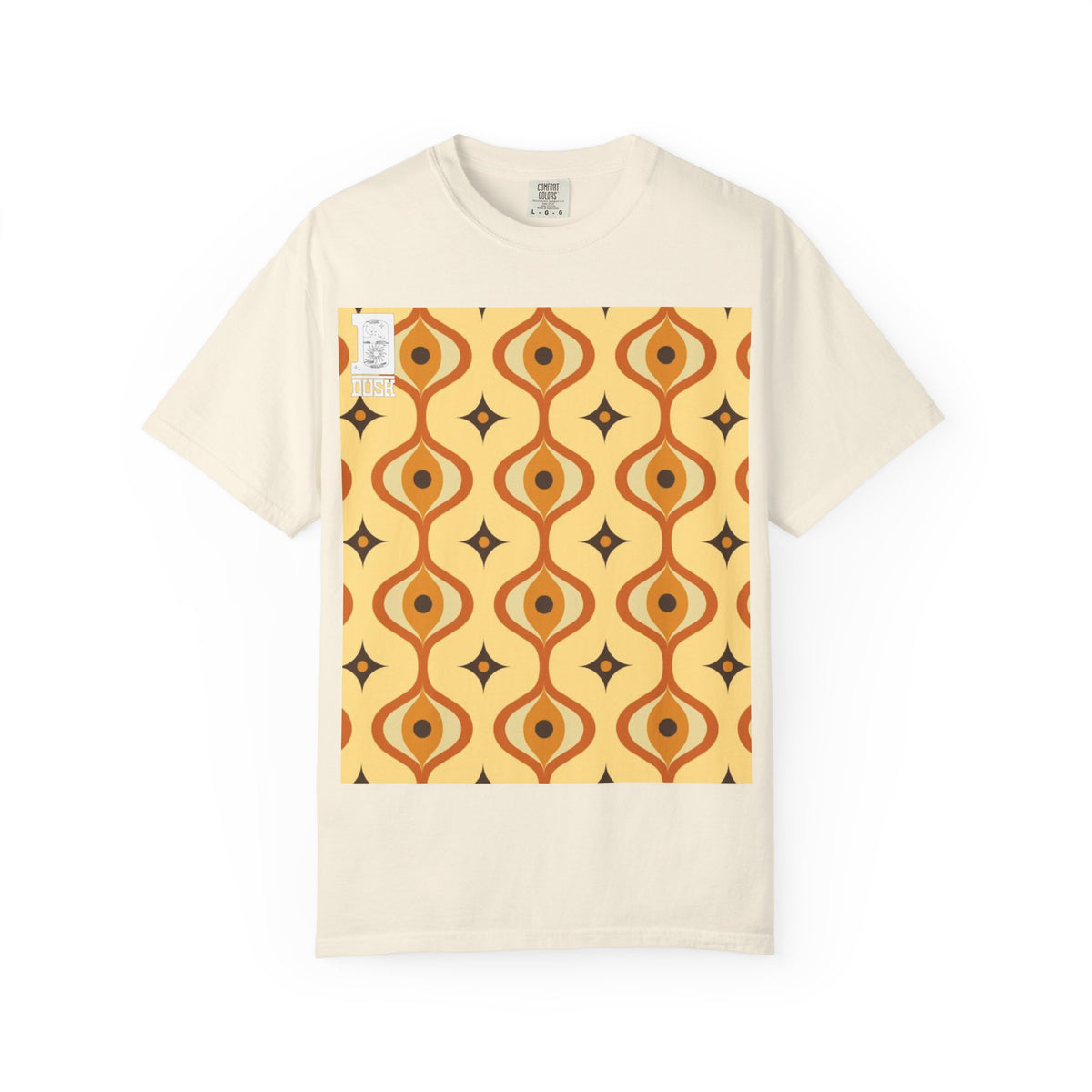 Retro 70s Groovy Pattern T-Shirt | Comfort Colors Garment-Dyed Tee