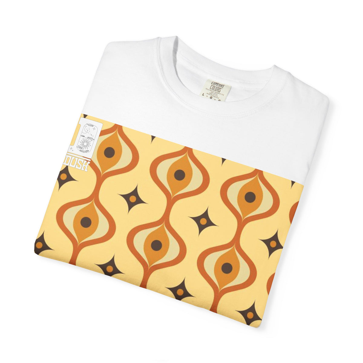Retro 70s Groovy Pattern T-Shirt | Comfort Colors Garment-Dyed Tee
