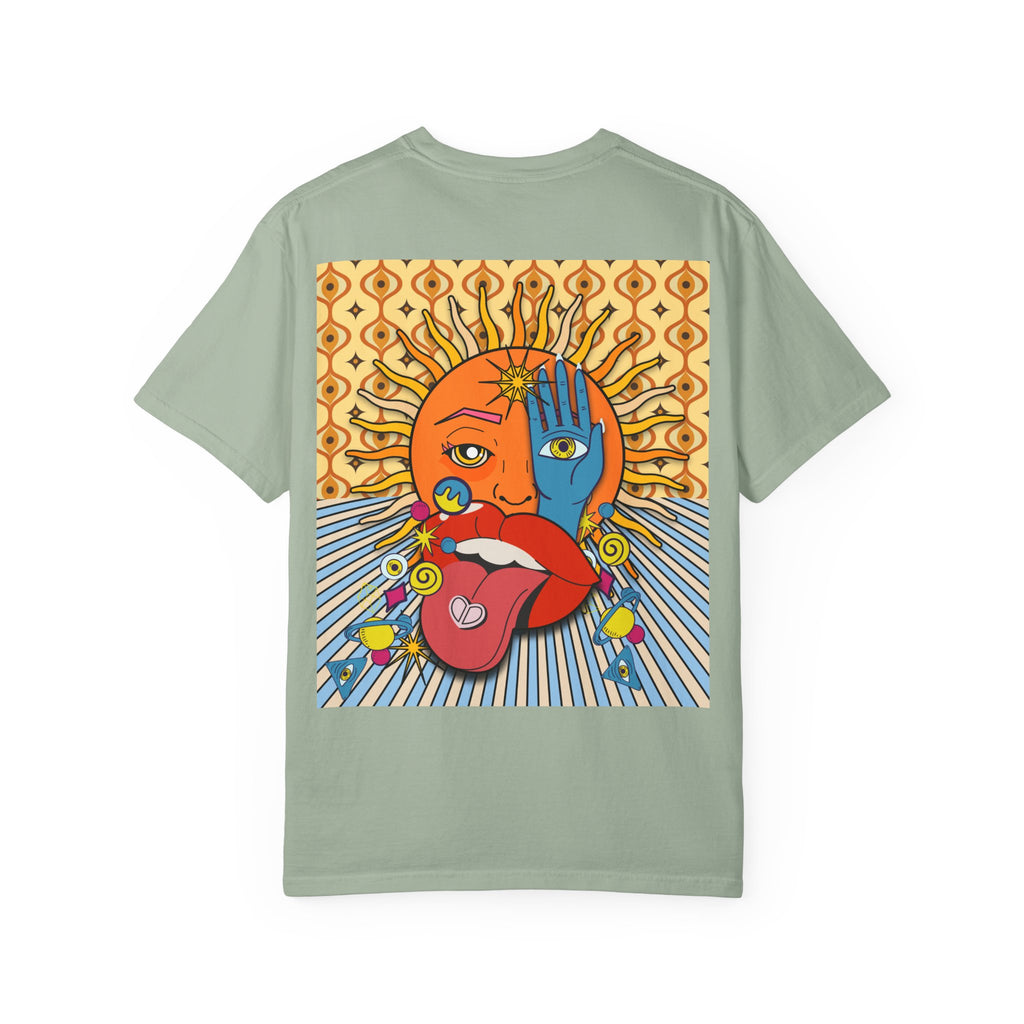 Retro 70s Groovy Pattern T-Shirt | Comfort Colors Garment-Dyed Tee