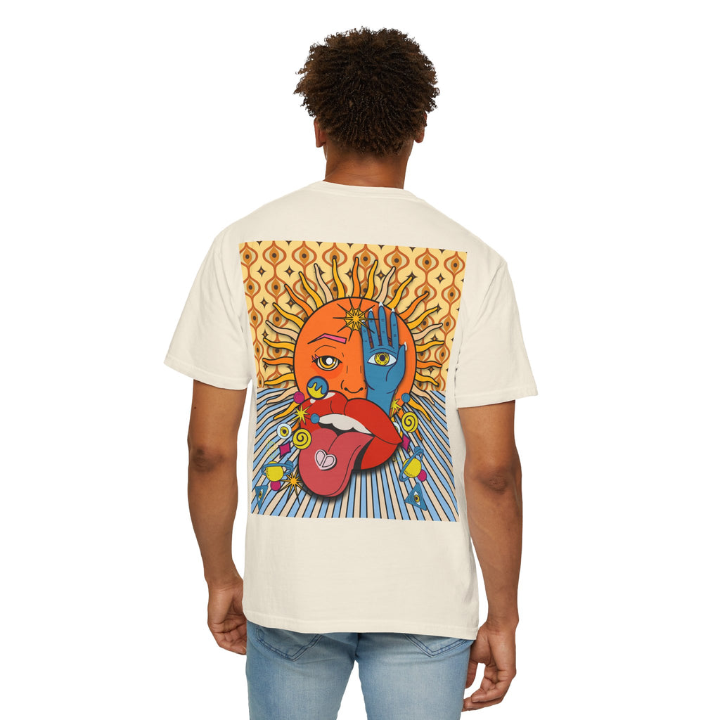 Retro 70s Groovy Pattern T-Shirt | Comfort Colors Garment-Dyed Tee