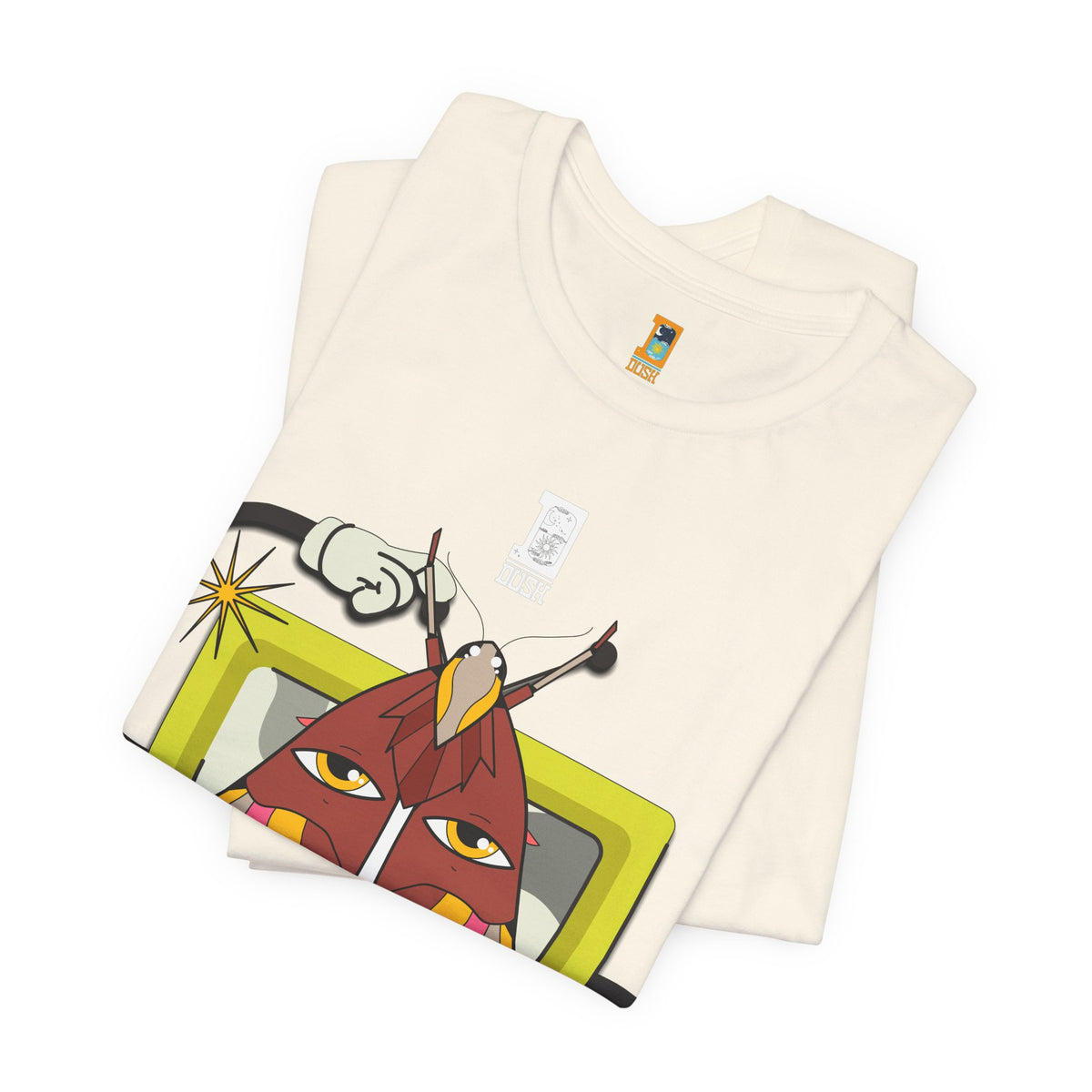 Surreal Pop Art Graphic Tee — Colorful Abstract Face Art T-Shirt | Unisex Bella+Canvas 3001