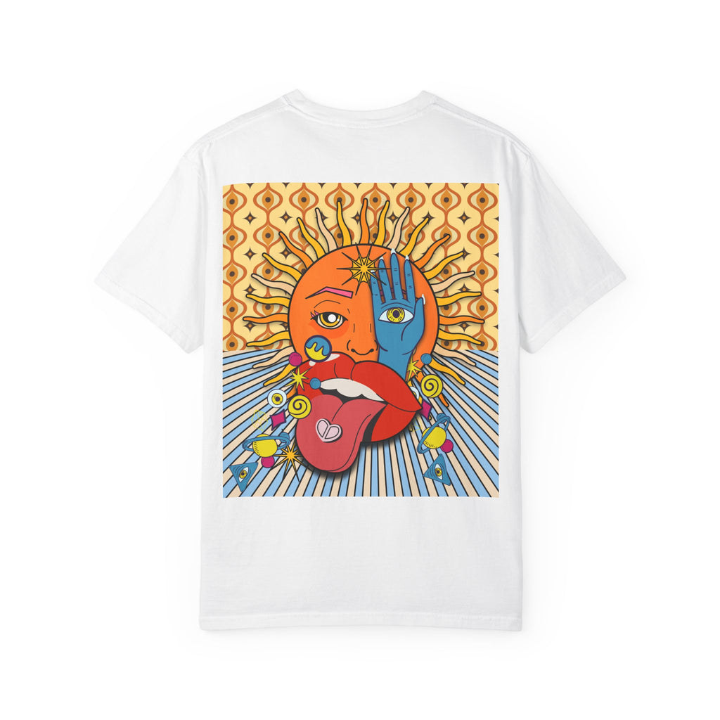 Retro 70s Groovy Pattern T-Shirt | Comfort Colors Garment-Dyed Tee