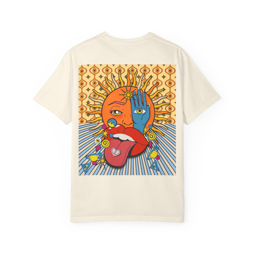 Retro 70s Groovy Pattern T-Shirt | Comfort Colors Garment-Dyed Tee