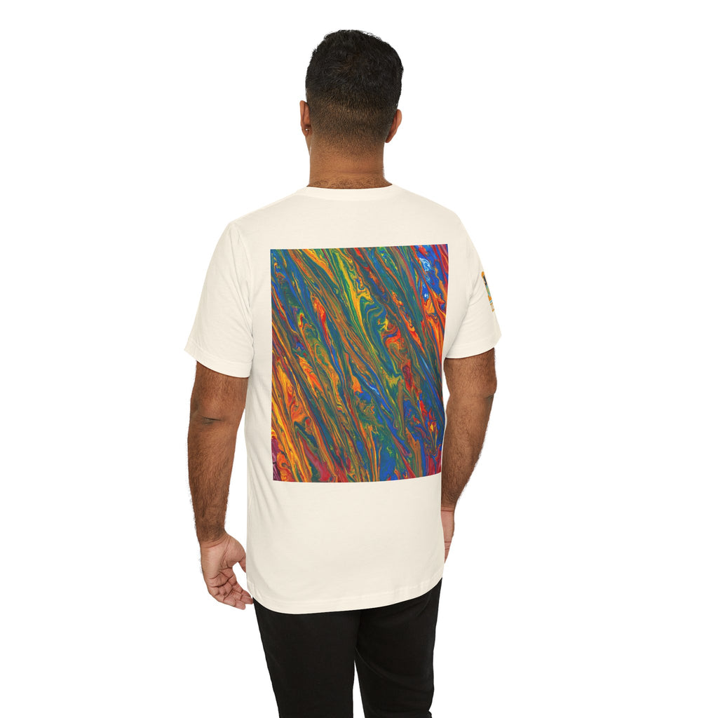 Surreal Pop Art Graphic Tee — Colorful Abstract Face Art T-Shirt | Unisex Bella+Canvas 3001