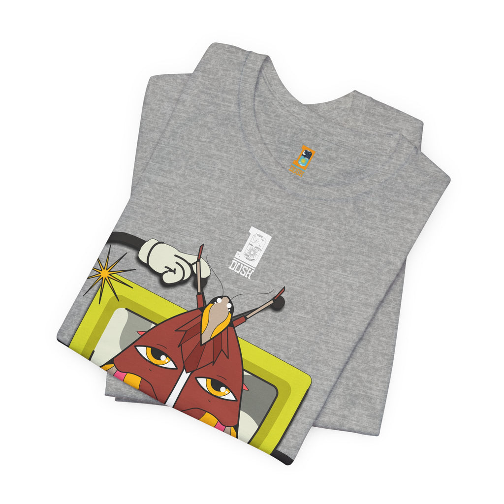 Surreal Pop Art Graphic Tee — Colorful Abstract Face Art T-Shirt | Unisex Bella+Canvas 3001