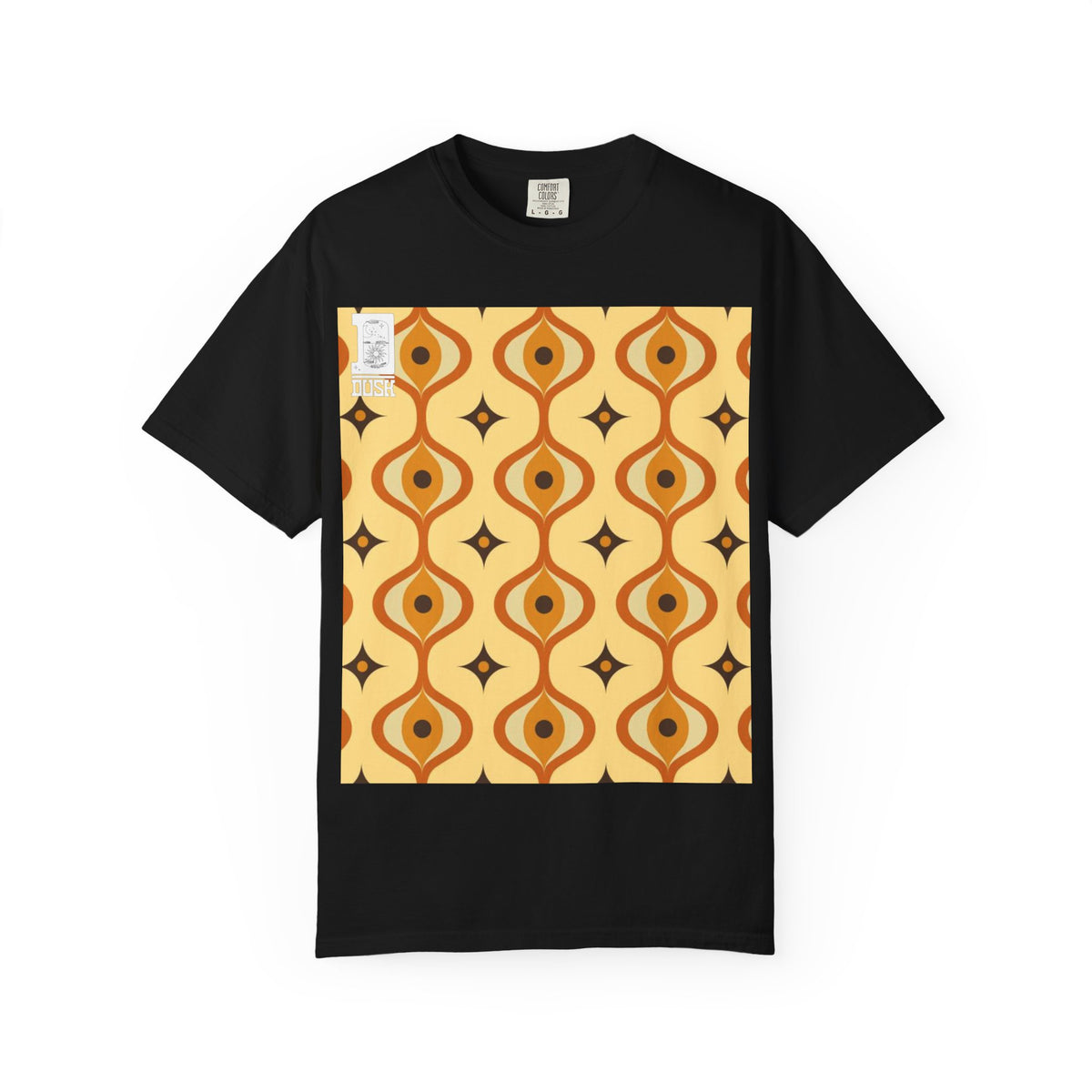 Retro 70s Groovy Pattern T-Shirt | Comfort Colors Garment-Dyed Tee